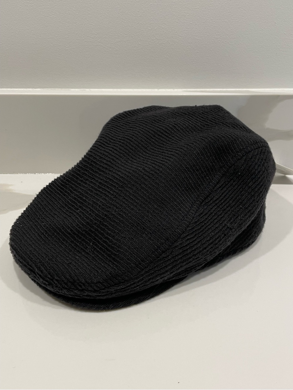Dockers Corduroy Black Flat Cap